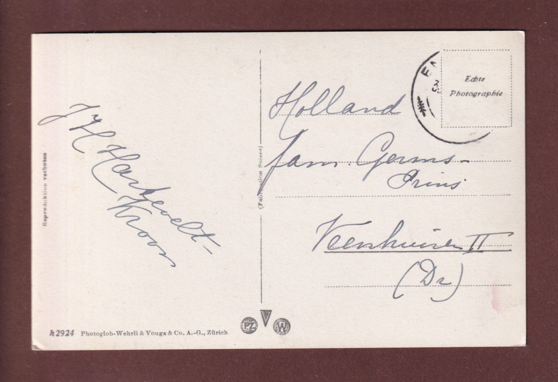 Cartoline postali: Partie in ENGELBERG - Hahnen – Usato da Pully venduto da nicecards 1