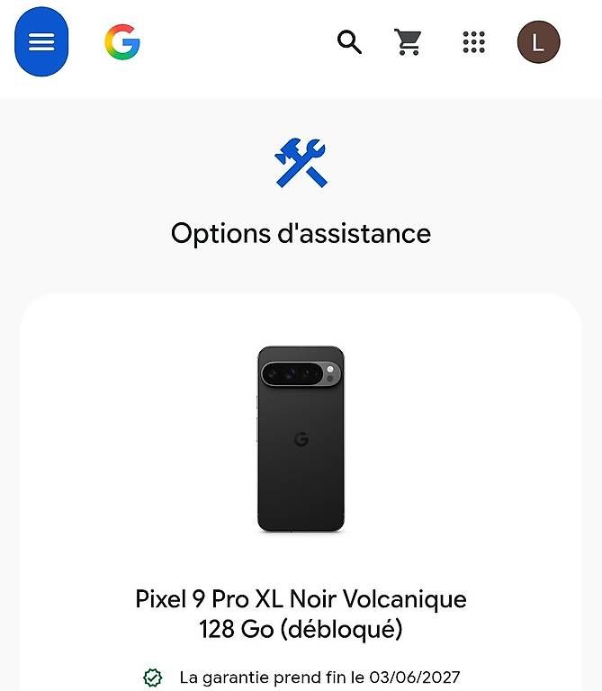 Google Portables: Google Pixel 9 Pro XL + garantie 1 an – D'occasion à Paudex par LuisFigueira 1