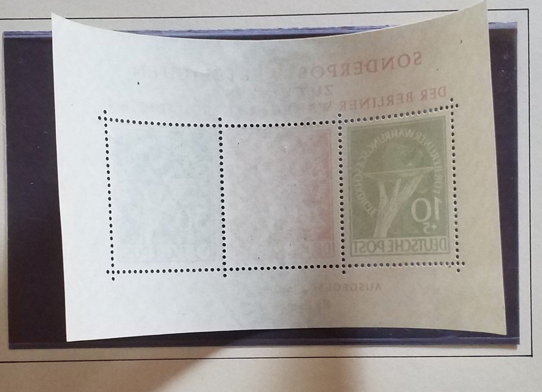 Alle Briefmarken: Block 1, Berlin, sauber postfrisch  Kt.950.- – Neu (gemäss Beschreibung) aus Baden von Eggi 1