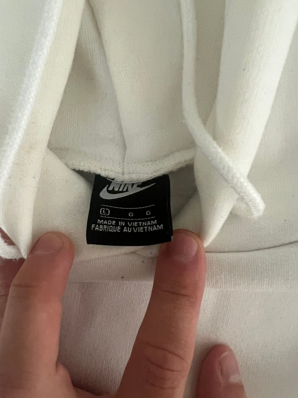 Nike Maglioni & Felpe: Nike Hoodie Weiss – Usato da Laufen venduto da senu_01 1