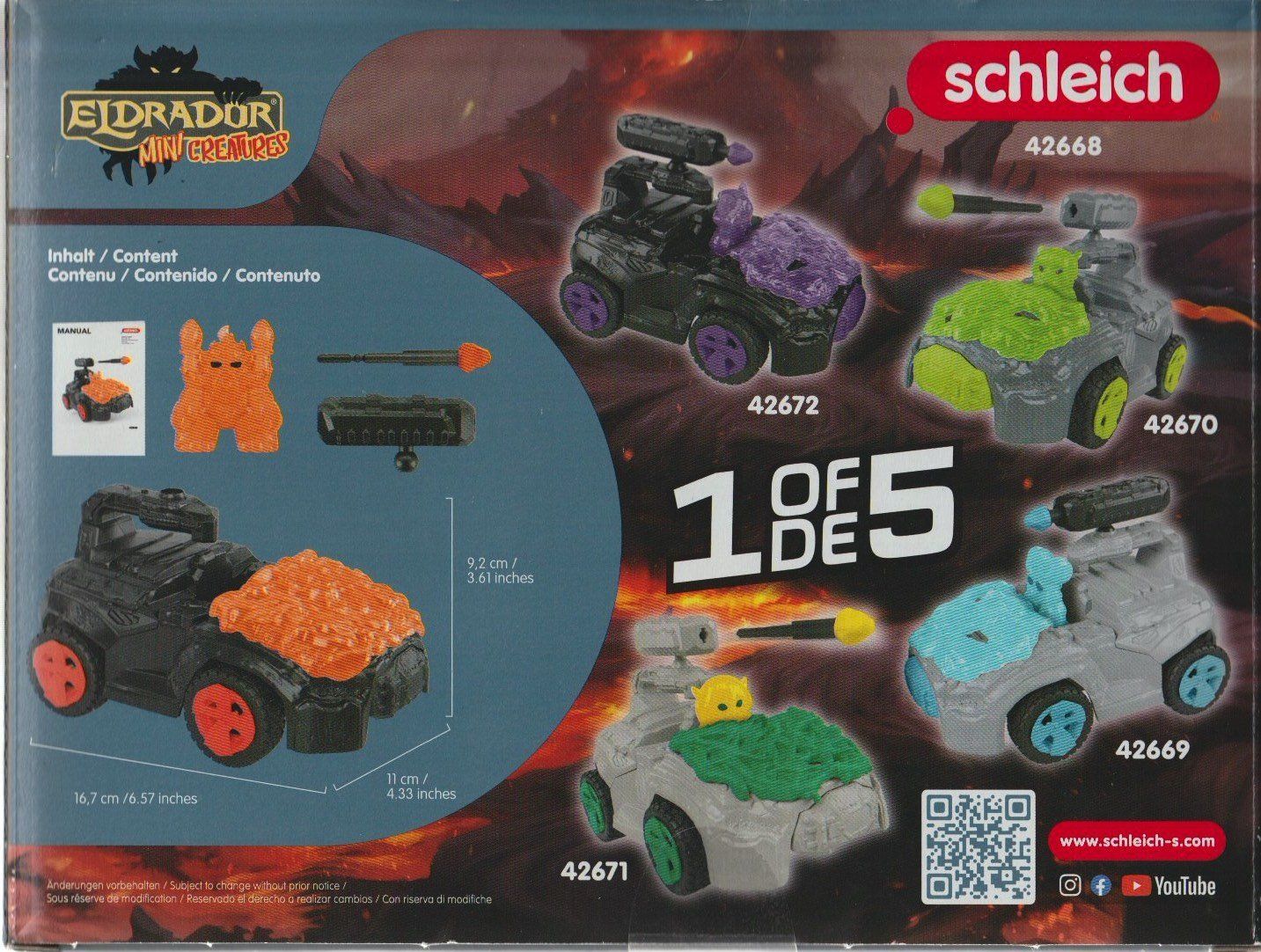 Schleich Spielzeuge: SCHLEICH ELDRADOR MINI CREATURES 42668 LAVA CRASHMOBILE + – Neu (gemäss Beschreibung) aus Vezia von Aquarius_Age 1