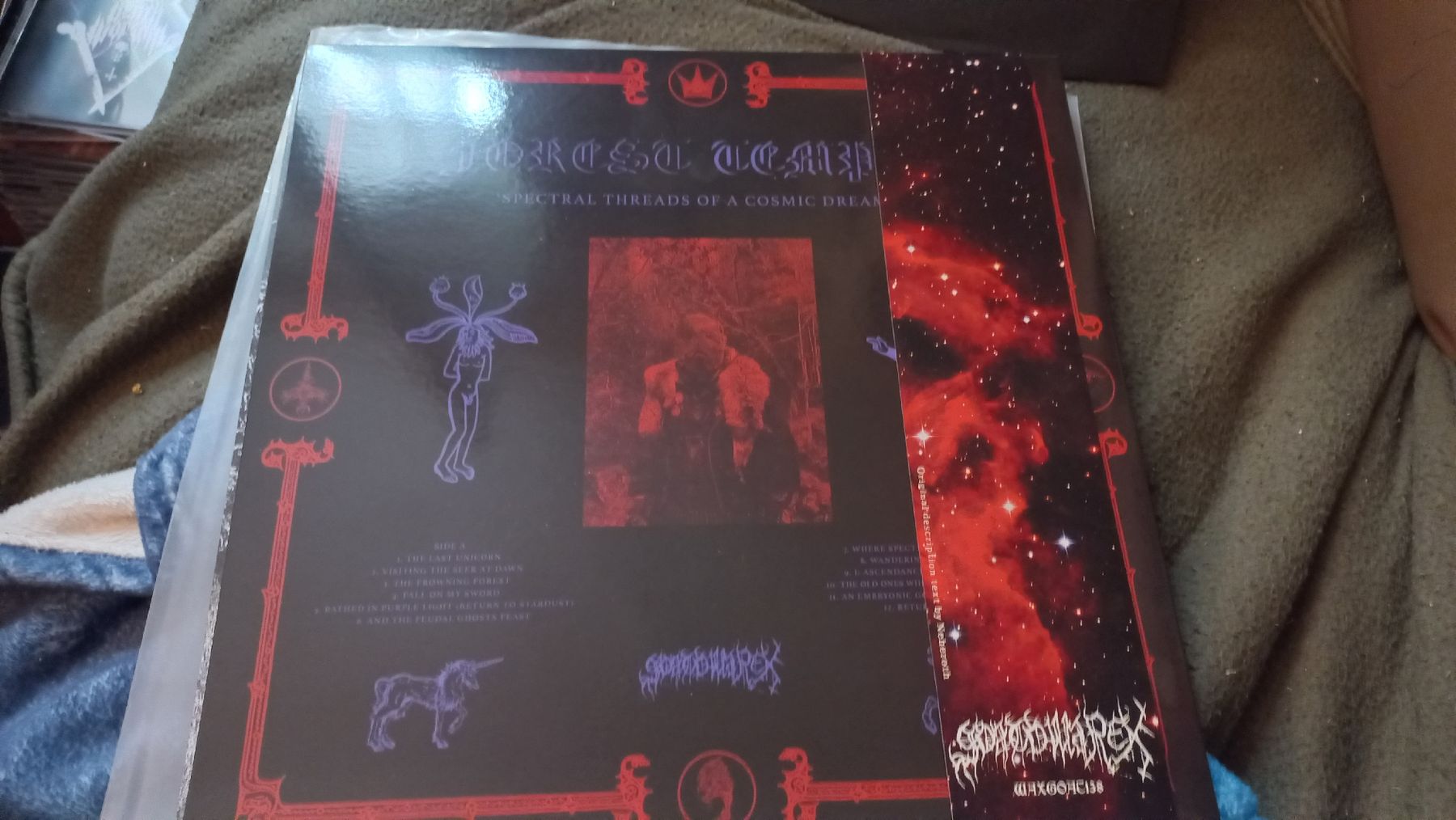 Dischi in vinile: Forest Temple- Spectral...RED Vinyl LP Dungeon Synth  – Usato da Olten venduto da Donatello1984 1