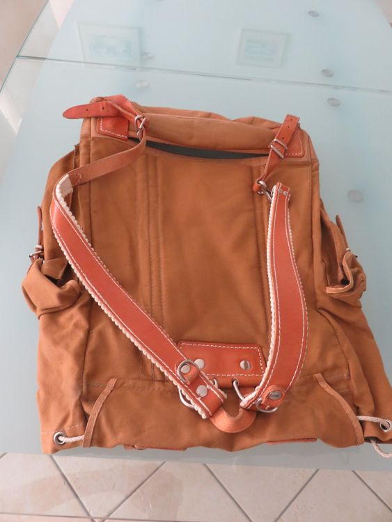 Zaini: Sac à dos en toile et cuir – Usato da Corcelles NE venduto da jmn_fv6m 5