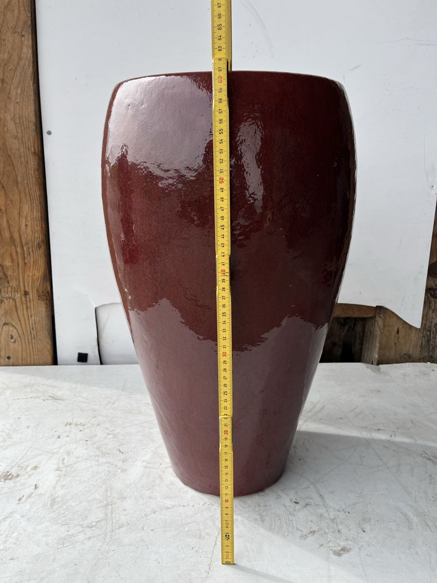 Tutte le decorazioni: Garten-Vase//Topf Keramik, rot – Nuovo (secondo la descrizione) da Wetzikon ZH venduto da seli03 7