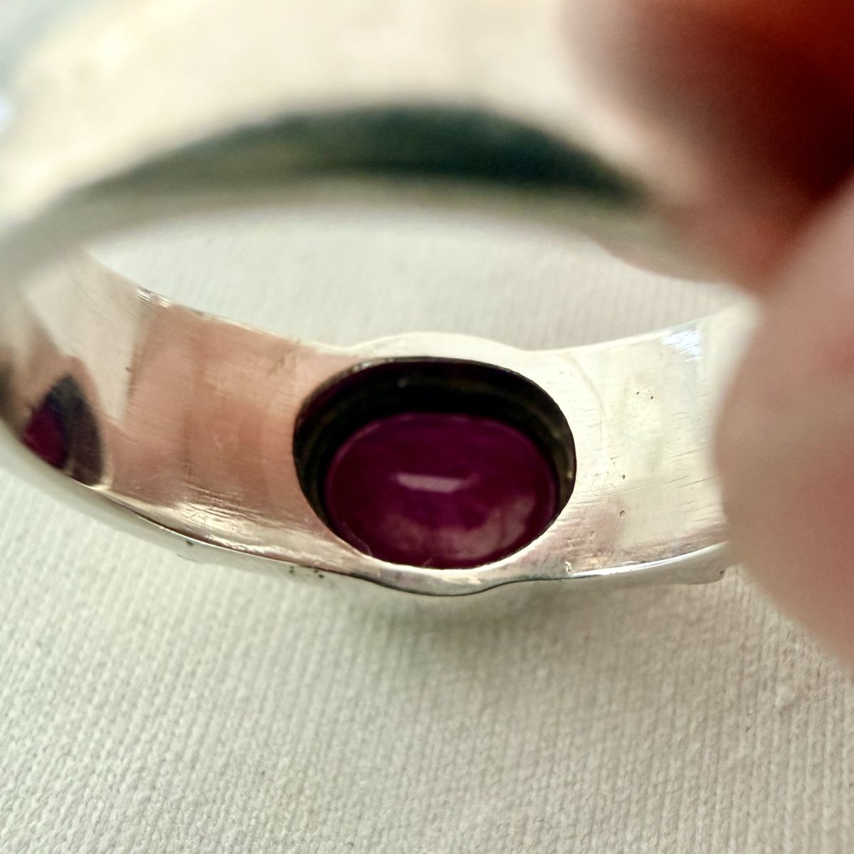 Ringe: Bague en argent - Rubis – Gebraucht aus Marly von Nor_al3 2