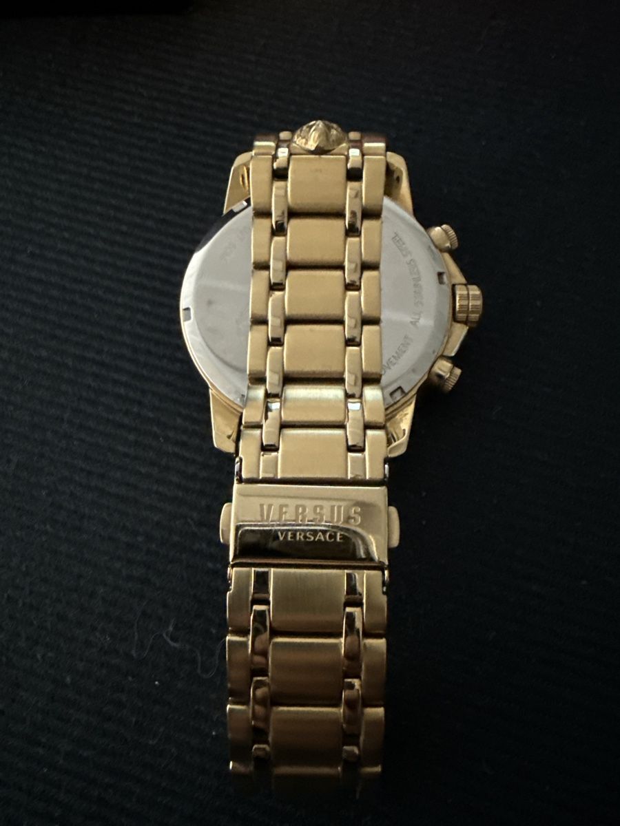 Versace Orologi: Versus Versace Herrenuhr, Gold, Chronograph, mit Box – Nuovo (secondo la descrizione) da Arnegg venduto da Ricculus91 2