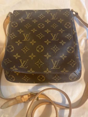Sac Louis Vuitton Musette toile monogram marron