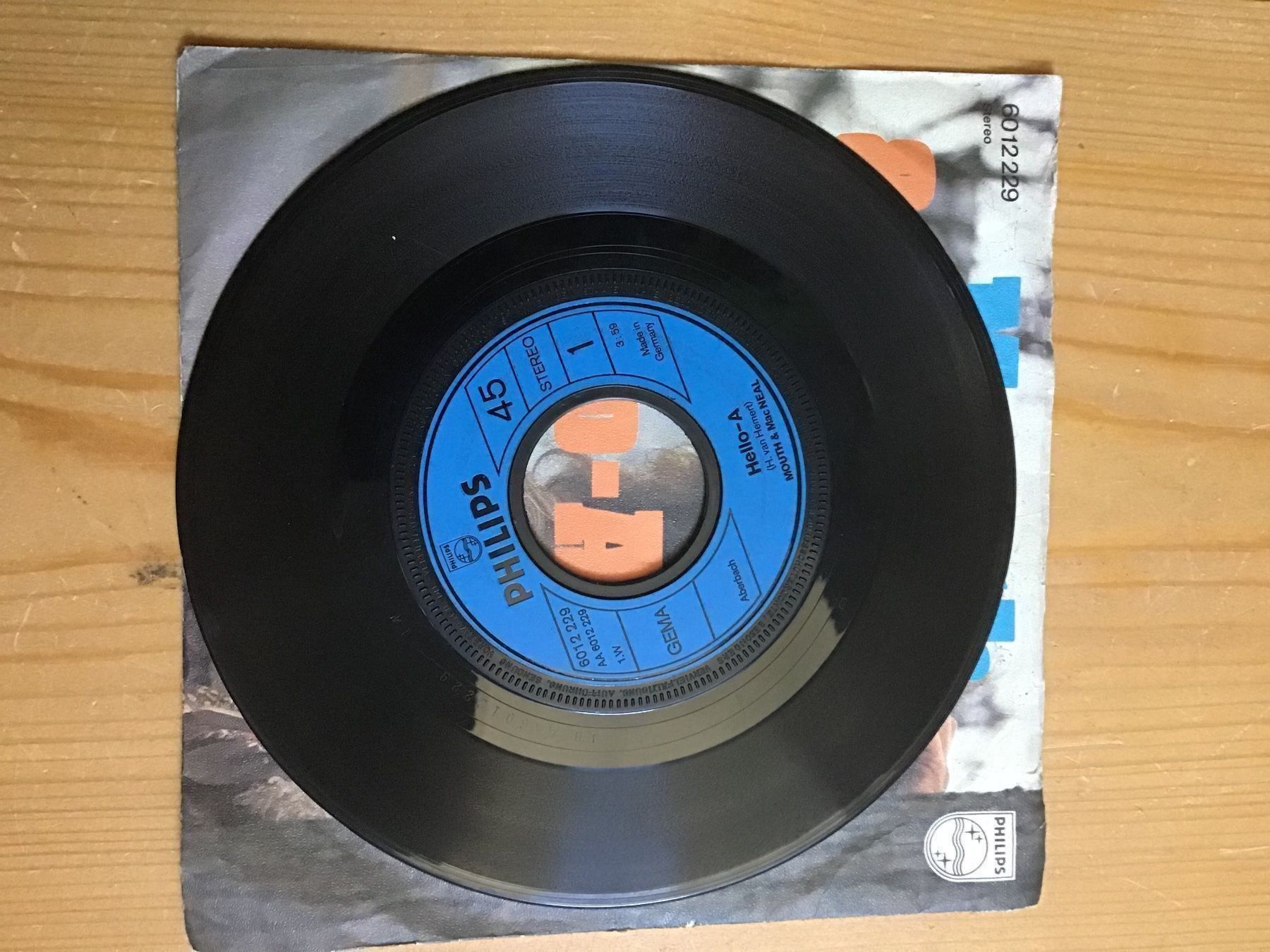 Dischi in vinile: single, Mouth & Mac Neal hello a – Usato da Liestal venduto da ozo2005 1