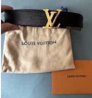 Damen Louis Vuitton zweiseitige Gürtel, Gr. 80 x 32