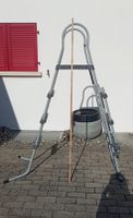 Poolleiter für einfachen Einstieg in den Pool im Sommer
