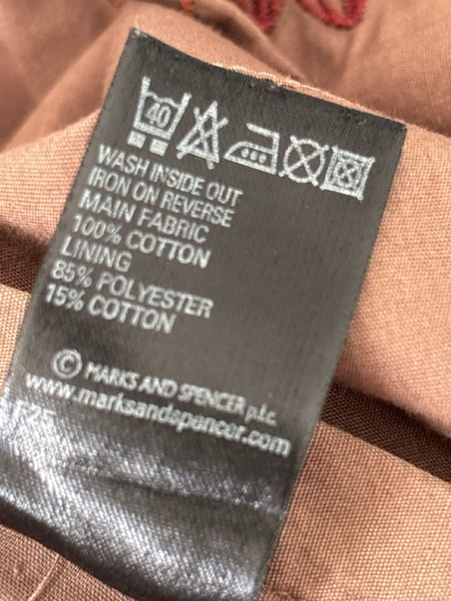 Gonne: Marks&Spencer Rock, braun mit Blumen - Herbst! – Usato da Nebikon venduto da Draga25 7