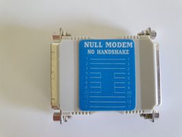 Adapter Null-Modem 25 polige Female Kupplung beidseitig