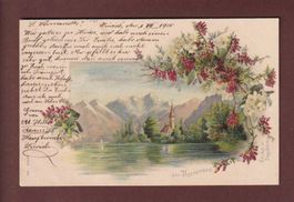 Am THUNERSEE - Erika und Daphne - 1900