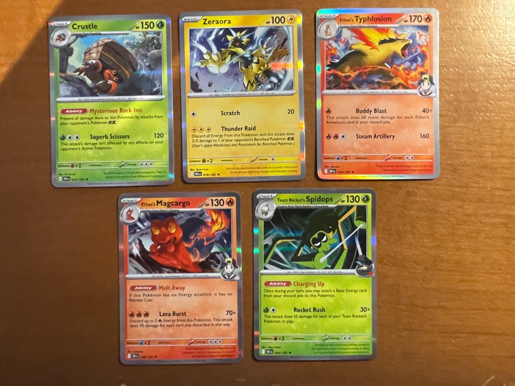 Pokémon Carte collezionabili: Pokemon Holo Karten Set (Versand gratis) – Nuovo (secondo la descrizione) da Chur venduto da Angerson