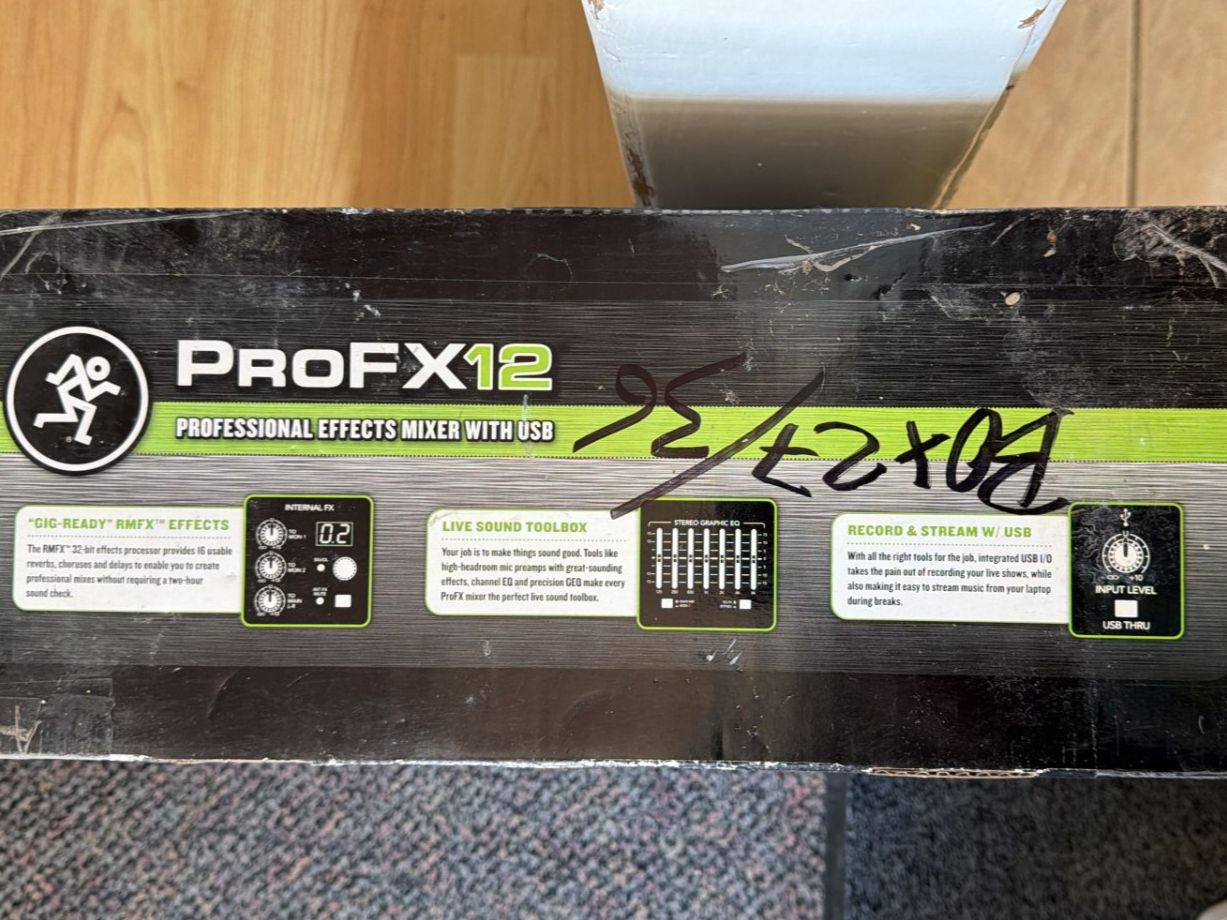 Console di mixaggio: Profx12 professional effect mixer with usb 12 channels – Nuovo e nell'imballaggio originale da Wilen bei Wollerau venduto da ann_5wdx 4