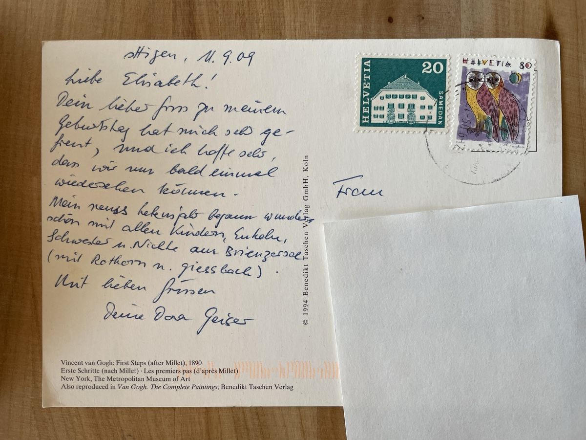 Cartoline postali: AK mit Kunst von Vincent von Gogh – Usato da Rümlang venduto da Kartenpost1 1