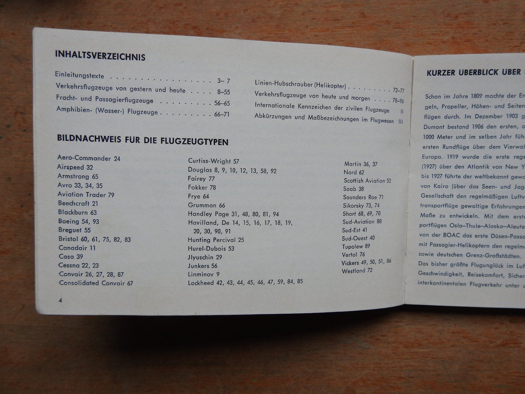 Libri: 86 Flugzeugtypen der Welt 1957 – Usato da Uznach venduto da killroy99 2