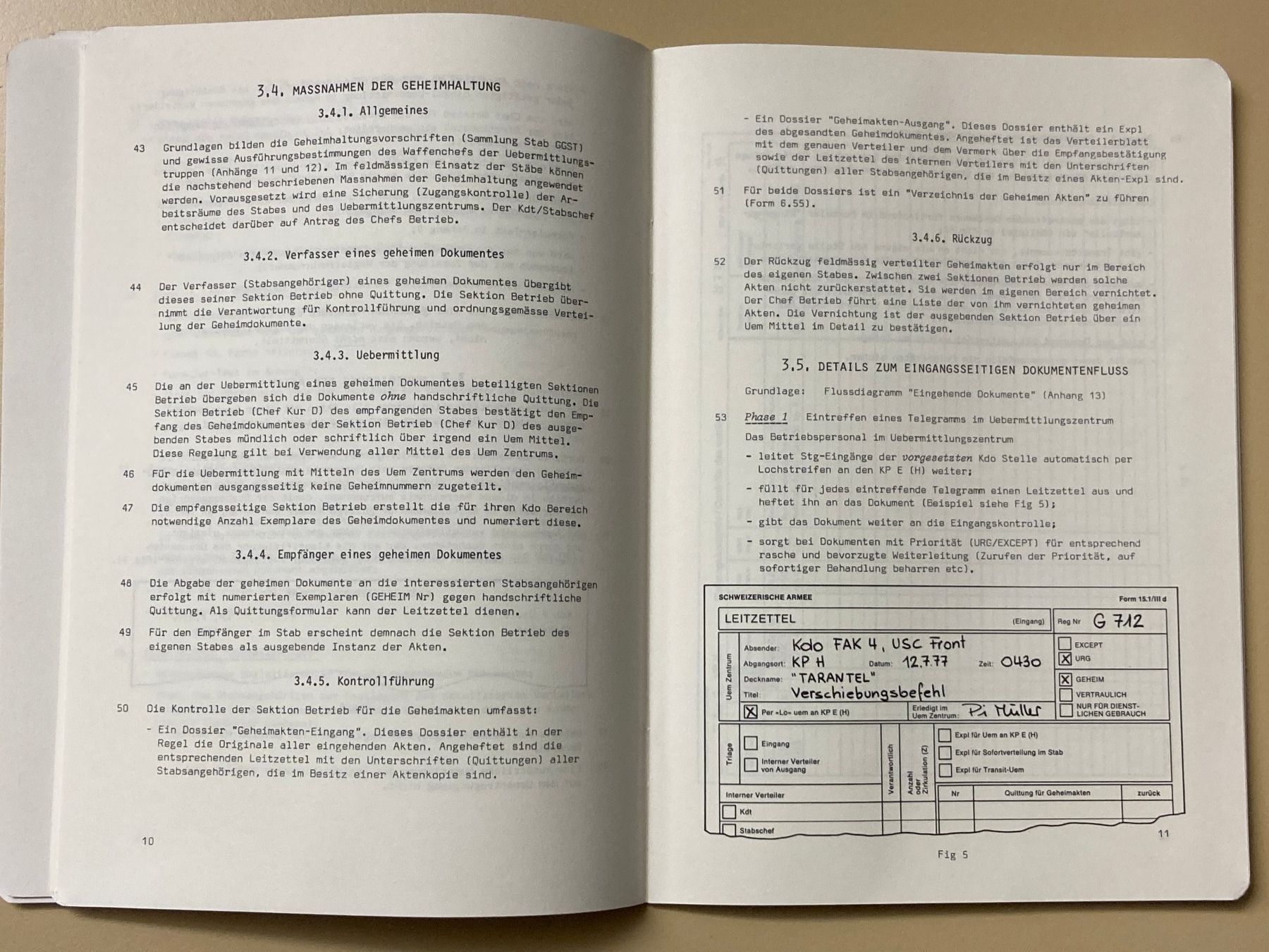 Schweizer Armee Uniformi: 2 Reglemente der Übermittlungstruppen // Schweizer Armee – Usato da Brütten venduto da Hst1 4