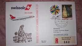 Swissair Geneve - Colombo 29.03.1982