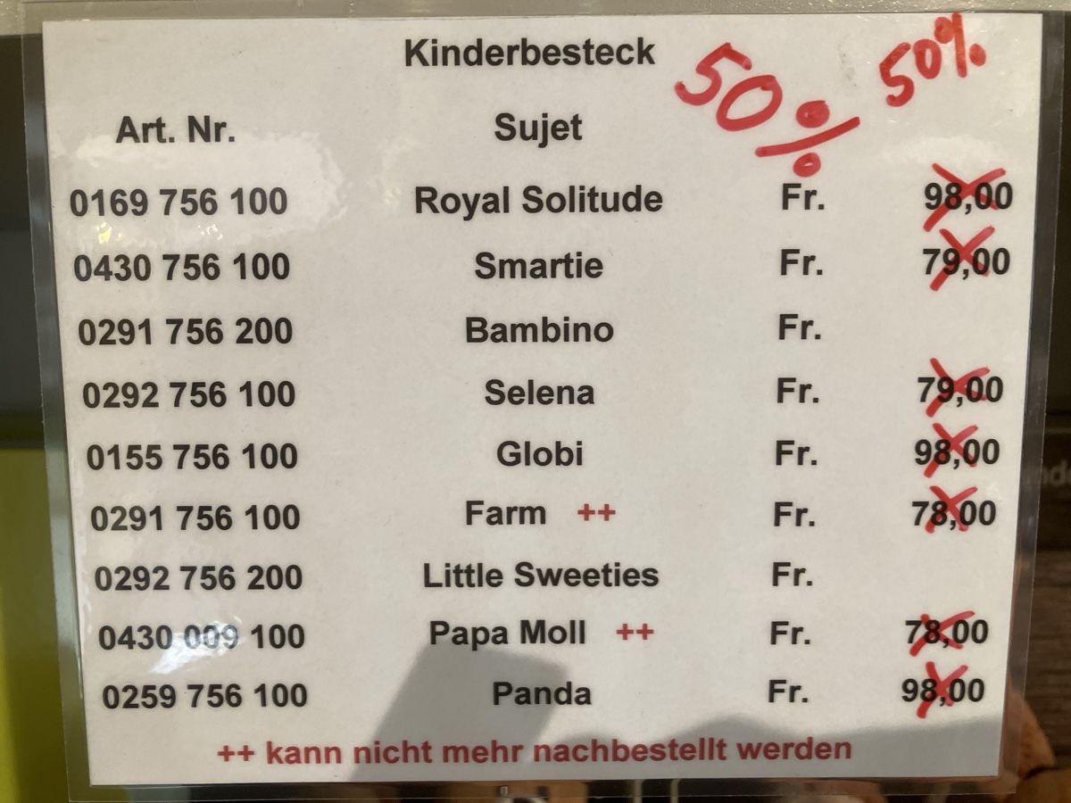 Berndorf Bestecksets: Berndorf Kinderbesteck NEU – Neu und originalverpackt aus Erlenbach im Simmental! von Simmentaler-Perlen 6