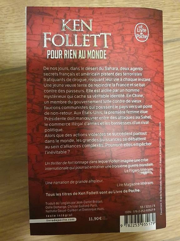 Libri: Ken Follett "Pour rien au monde" – Usato da Apples venduto da denissafrany 1