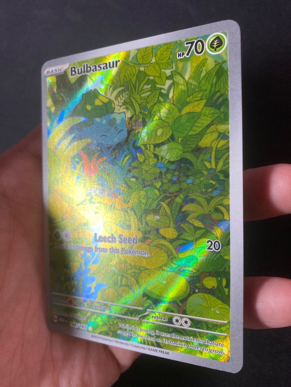 Pokémon Carte collezionabili: Bulbasaur 166 - Bisasam - Bulbizarre - MEW 151 - EN – Nuovo (secondo la descrizione) da Hausen AG venduto da Shrade 2
