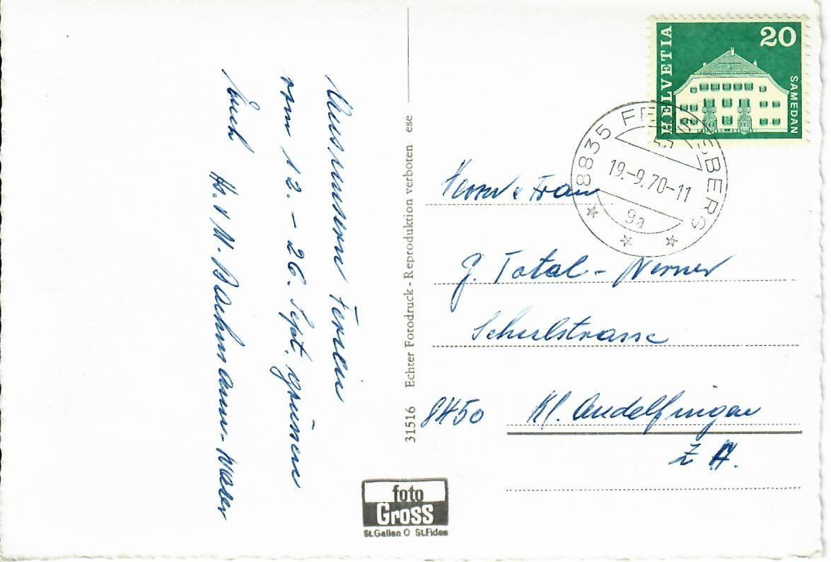 Cartes postales: Feusisberg – D'occasion à Hochdorf par Ziegel-16 1