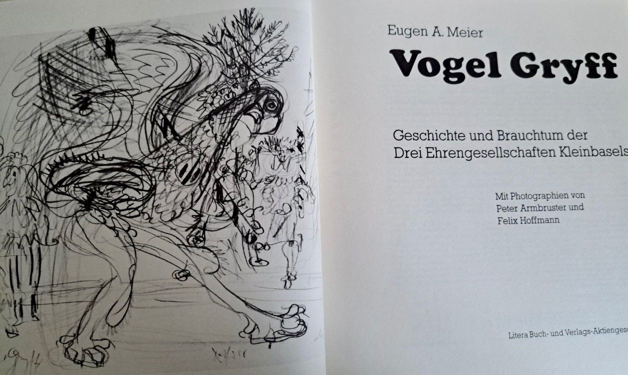Bücher: Buch Eugen A. Meier „Vogel Gryff“, 1986 – Gebraucht aus Wallbach von paxnic 3