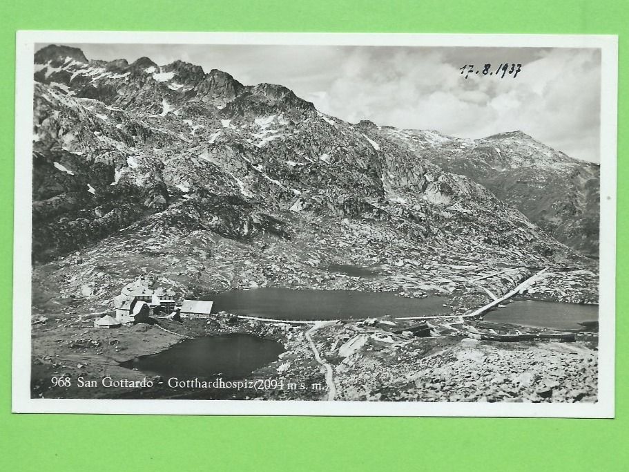 Cartoline postali: San Gottardo,  Gotthardhospitz – Usato da Zürich venduto da t24_de