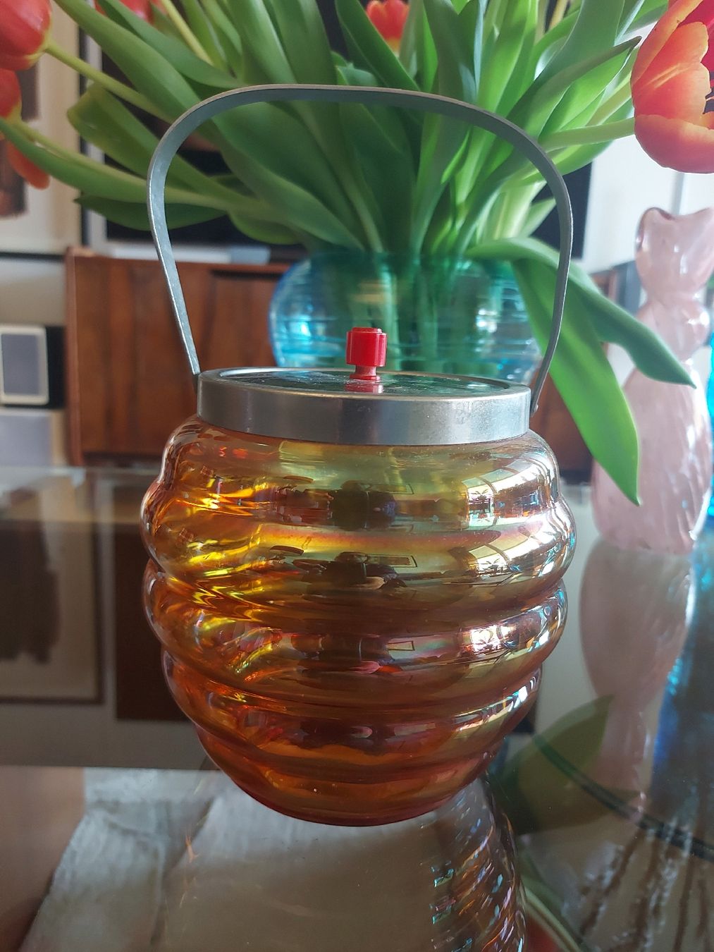 Zuccheriere: Art Deco Bonboniere aus Glas – Usato da Ostermundigen venduto da son_vd9k 1
