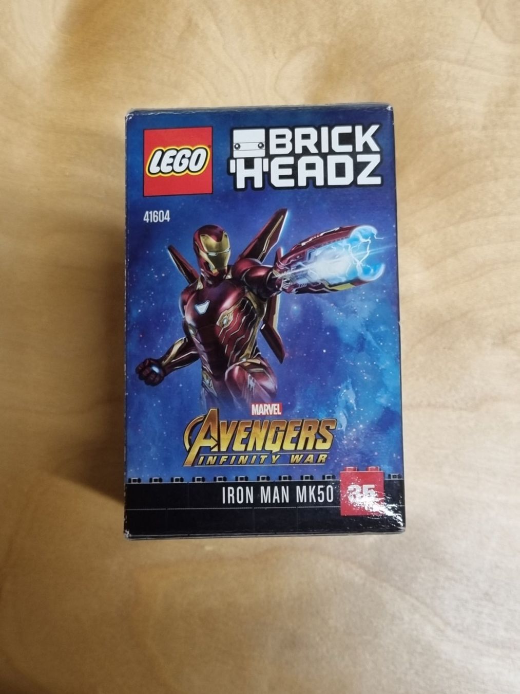 Lego Kit di costruzioni: LEGO Marvel 41604 Iron Man MK50 BrickHeadz – Nuovo e nell'imballaggio originale da Basadingen venduto da NekoBricks 2