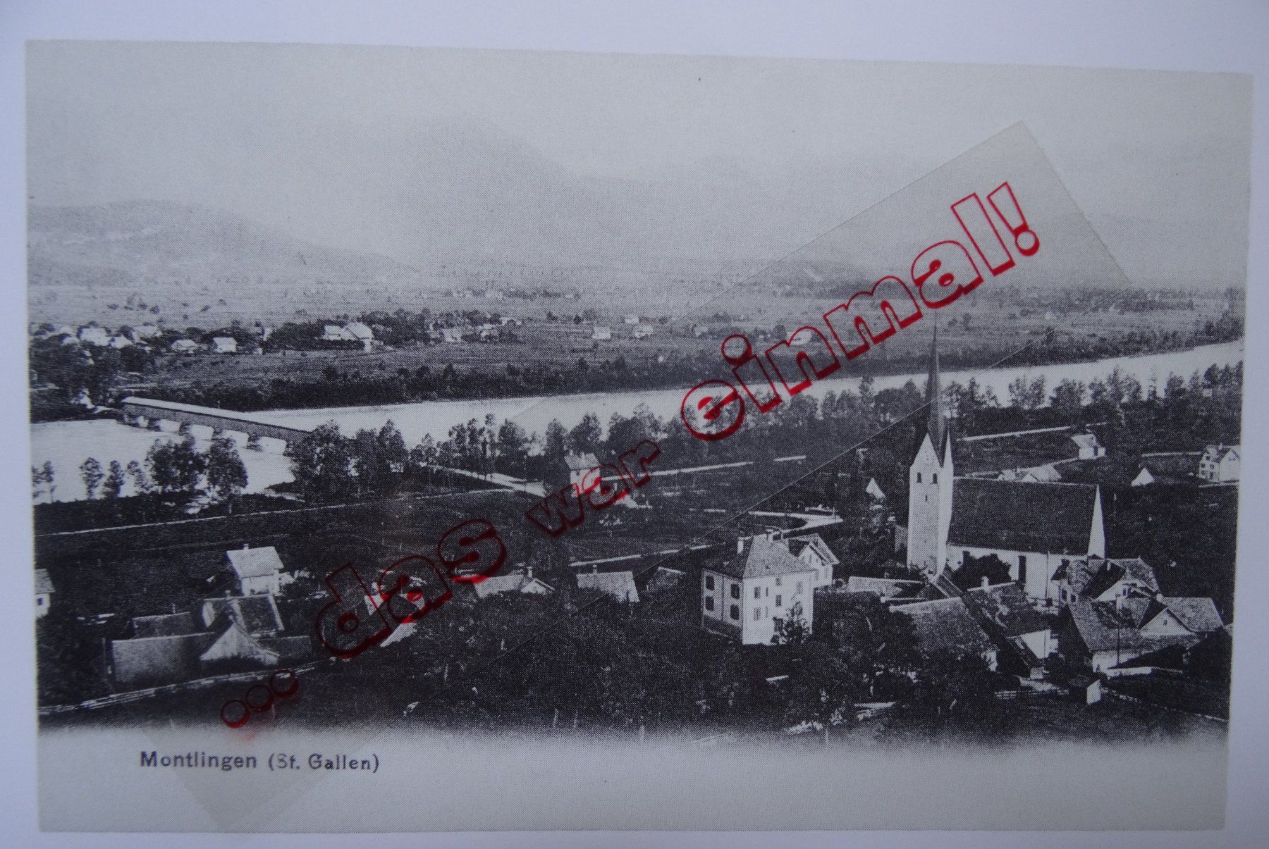 Cartes postales: St. Gallen Montlingen anno 1908 – D'occasion à Safnern par Wstussi
