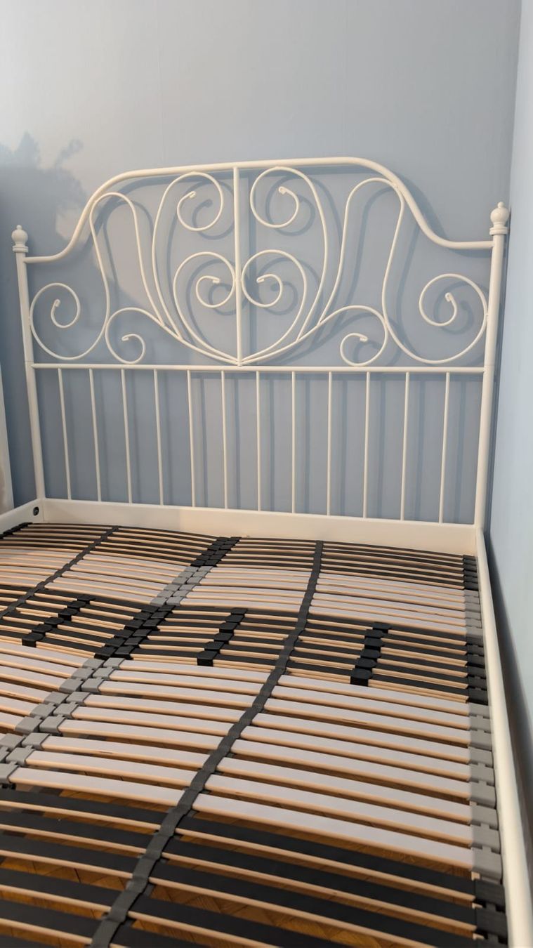 Ikea Lits: 140x200 weisses Ikea Bett – D'occasion à Zürich par ReaEggli 4