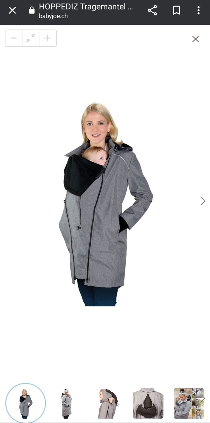 Cappotti: HOPPEDIZ Tragemantel 4-in-1 Softshell grau – Nuovo (secondo la descrizione) da Zweidlen venduto da VG159 1