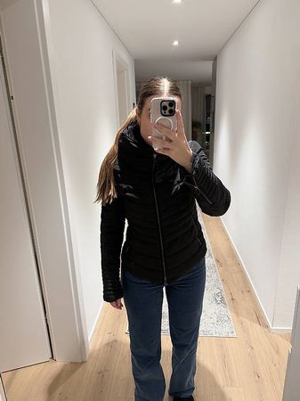 Winterjacke Damen schwarz