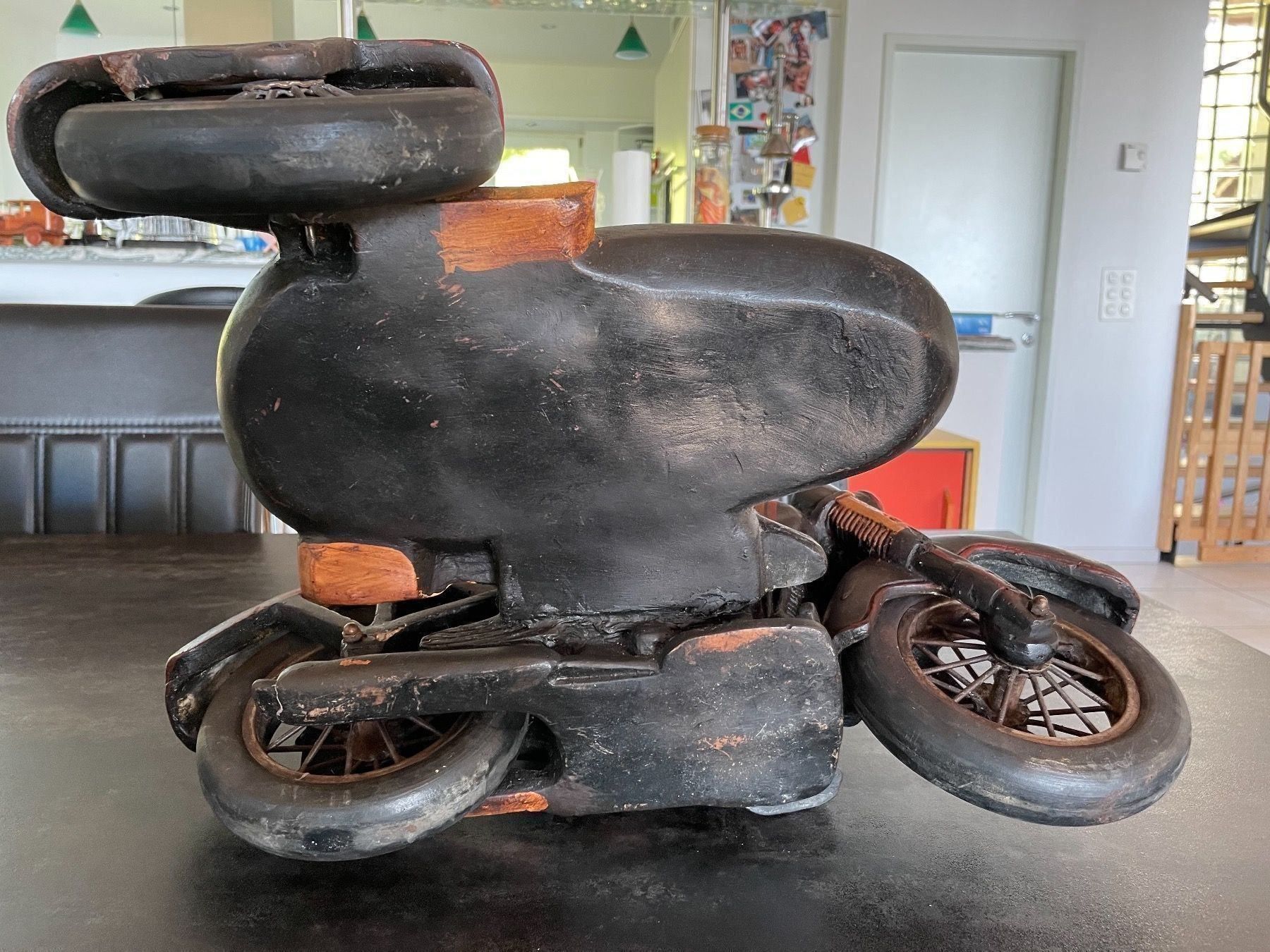 Sculture & Statue: Statue Figurine Harley-Davidson Side-Car – Usato da Vallamand venduto da Bricbracbroc82 9