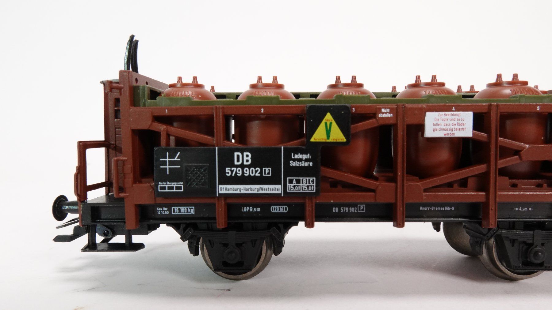 Piko Modellini di ferrovie: c1 Piko DB Säuretopfwagen 2) – Usato da Uetendorf venduto da tigermuegi 7
