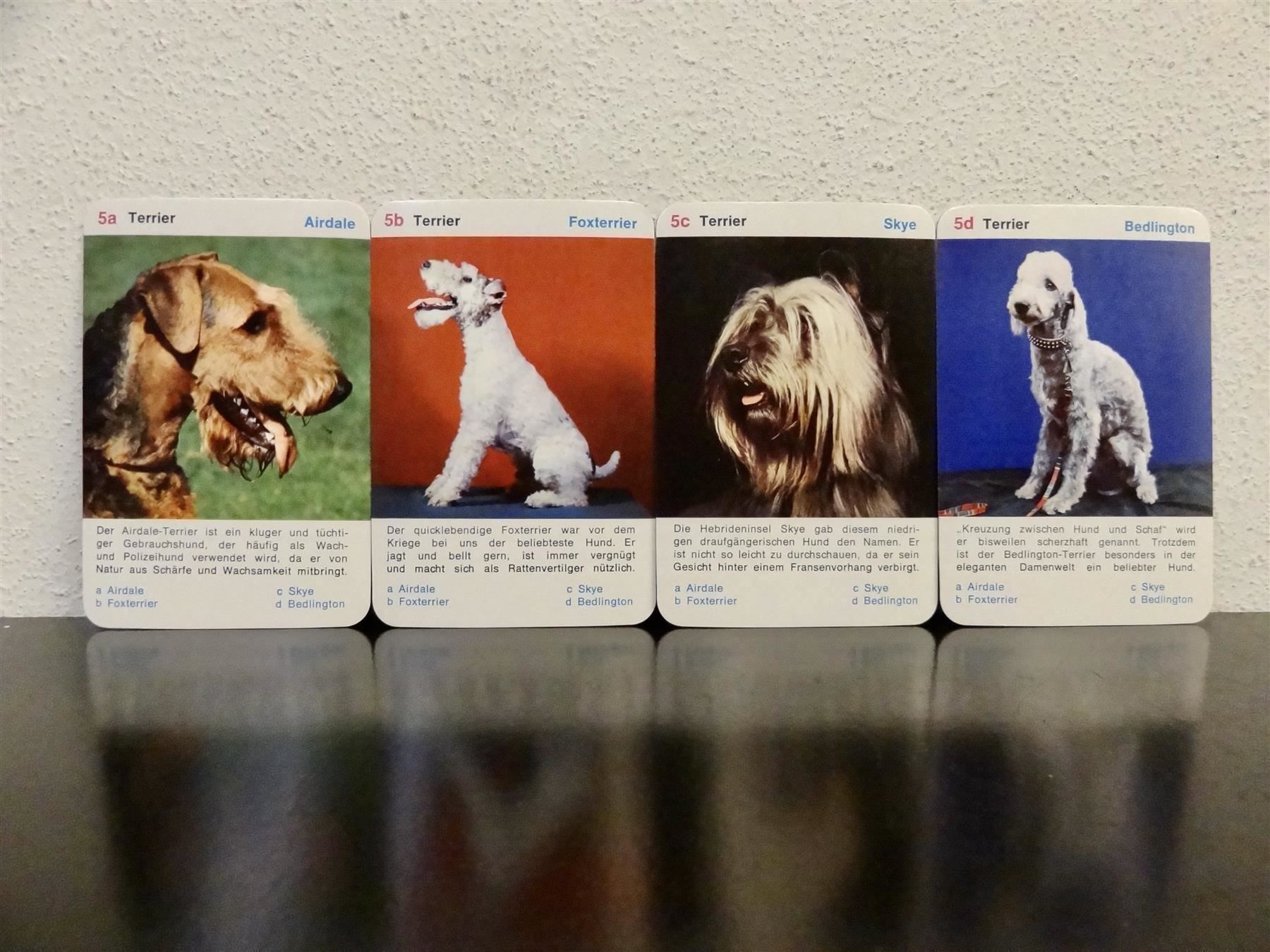 Spiele: altes Quartett TIER-QUARTETT HUNDE HUND – Gebraucht aus Kerzers von wisaundso 7