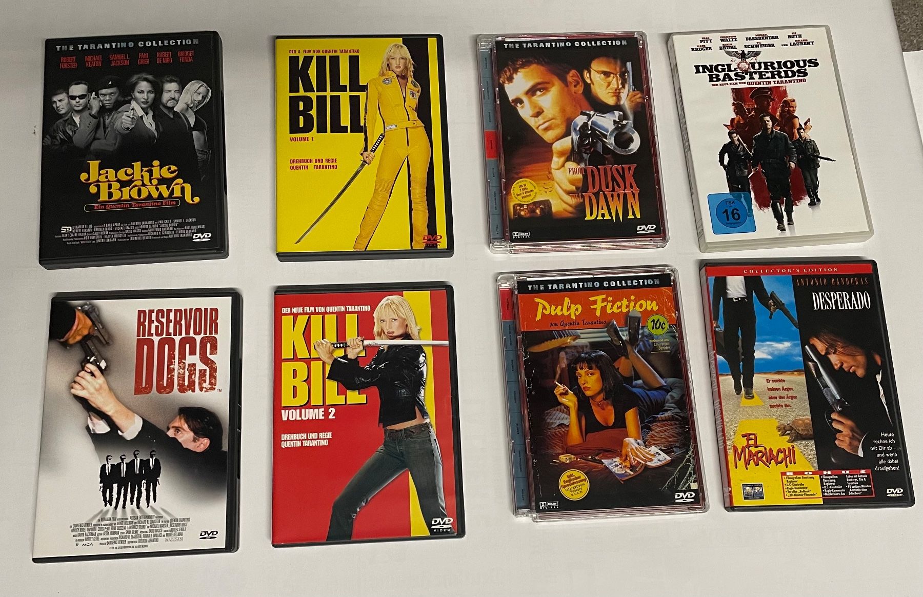 Tutti i DVDs: Tarantino Sammlung, 8 DVD – Usato da Löhningen venduto da Hitman77