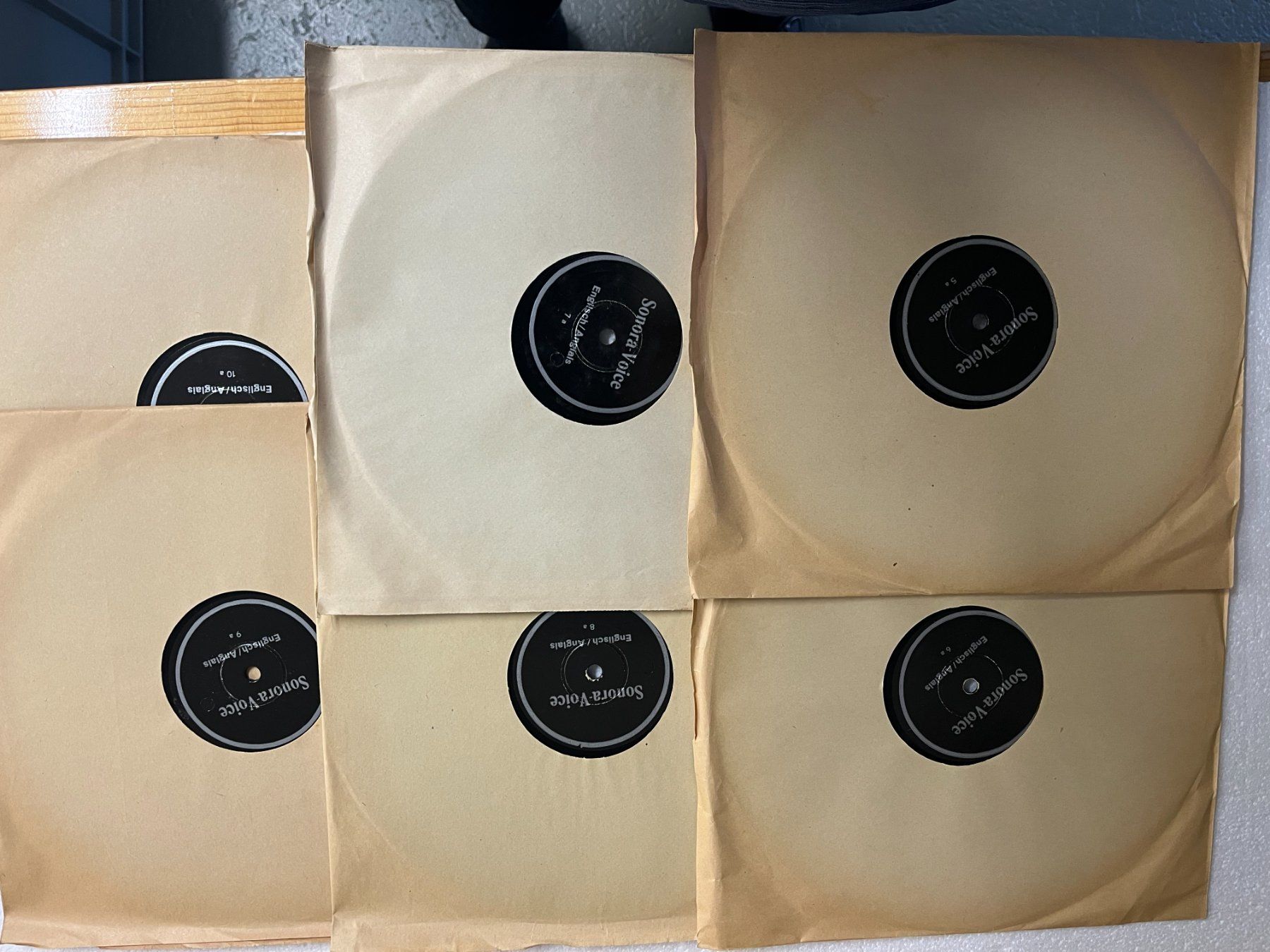 Dischi in vinile: Schallplatten Englisch-Kurs auf Schellackplatten – Usato da Mumpf venduto da dadaboygugu 1