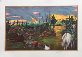 Claude CHEVALLEY (1944) Lithographie handsigniert
