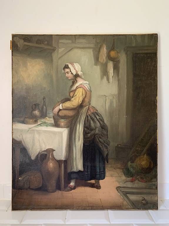 Dipinti: Huile sur toile 19eme – Usato da Montreux venduto da Barber_Swiss_Vintage