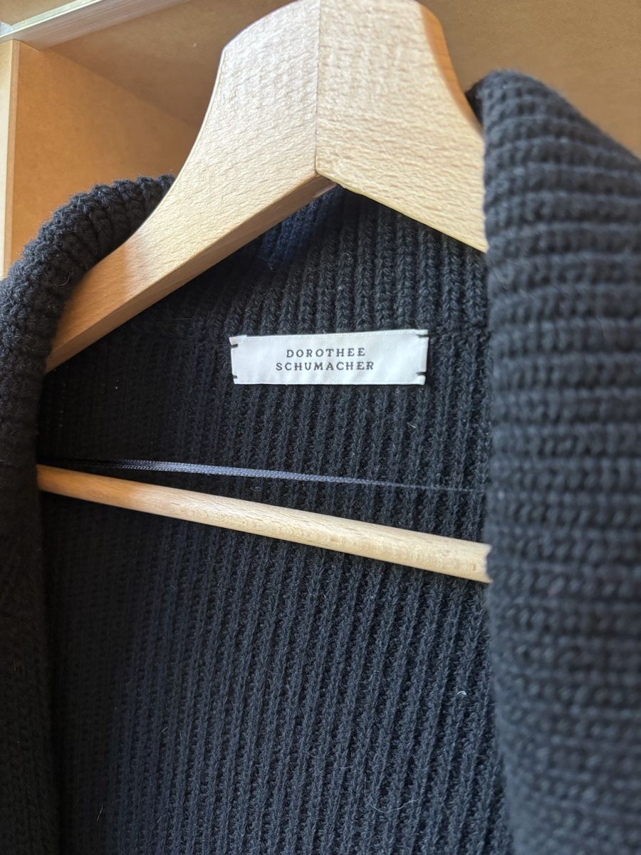 Dorothee Schumacher Mäntel: Schuhmacher Strickmantel, Schwarz, Grösse M – Neu (gemäss Beschreibung) aus Cham von MC_0605 1