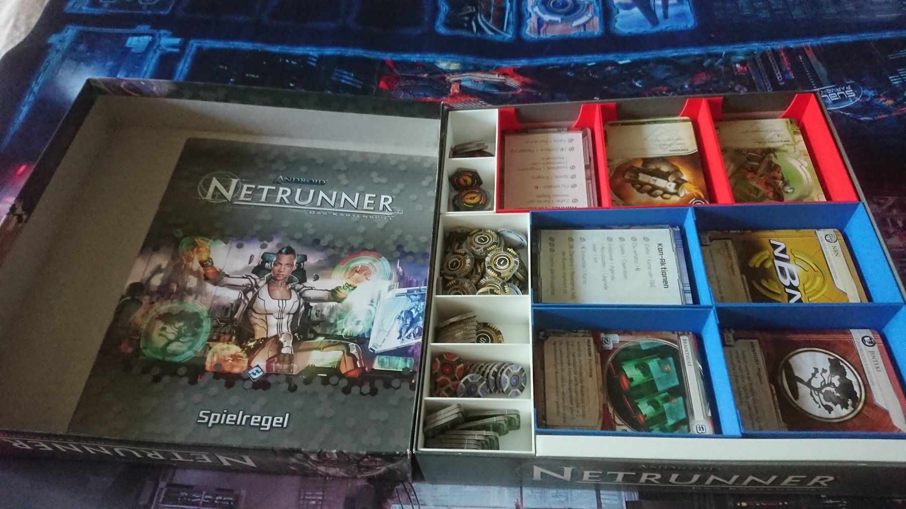 Spiele: Android Netrunner mit Spielmatte (2018 Grundspiel / Deutsch) – Neu (gemäss Beschreibung) aus Bern von te3012 2