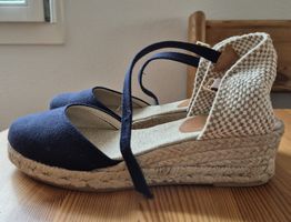 Espadrilles Baumwoll-Canvas Blau 38