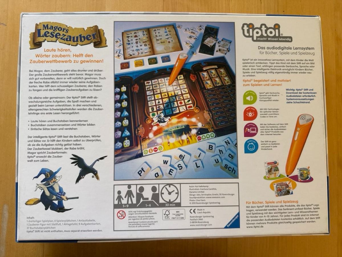 Tiptoi Giochi: Tiptoi Spiel Magors Lesezauber – Nuovo e nell'imballaggio originale da Menziken venduto da xirixs 3