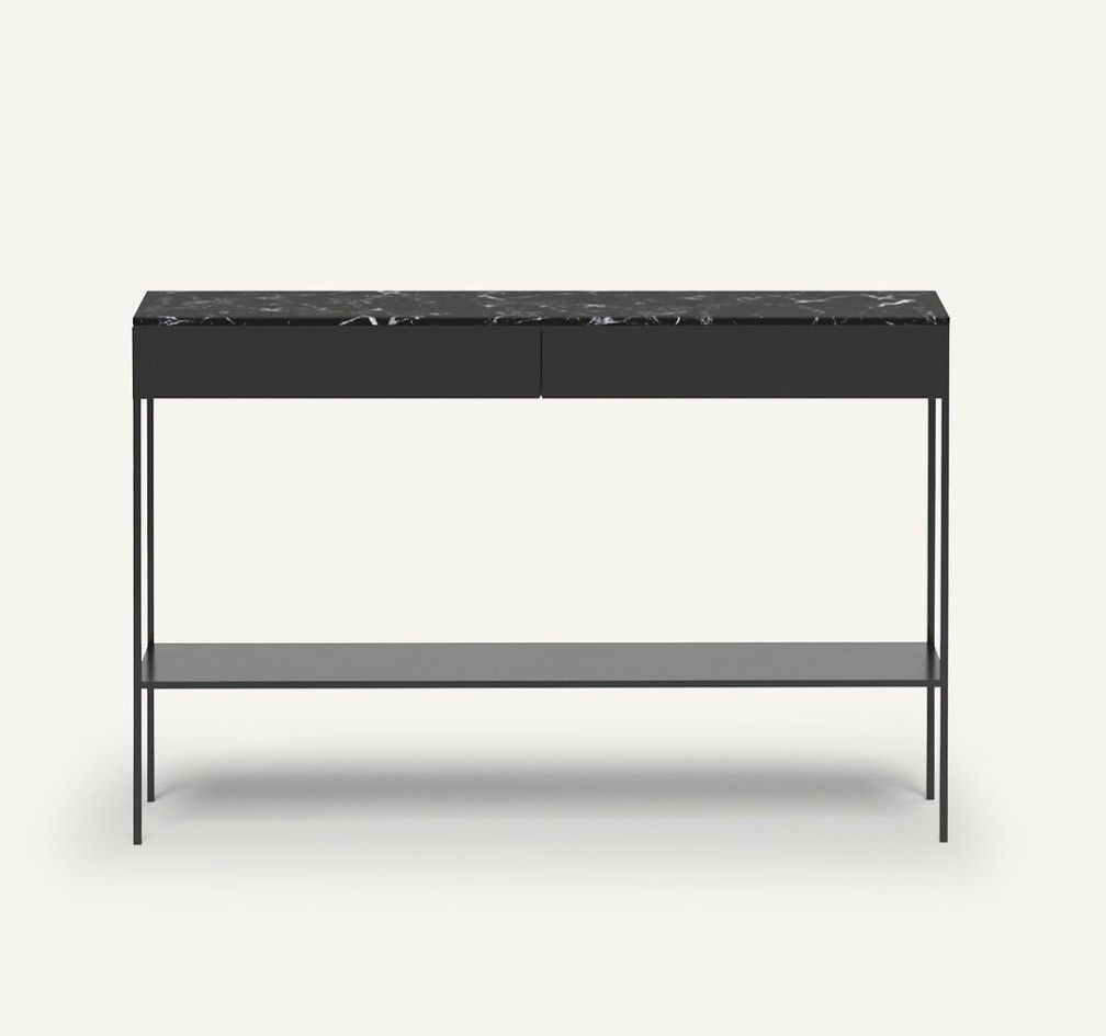 La Redoute Tables: Marble and metal console table – D'occasion à Wilen b. Wollerau par Amessa 1