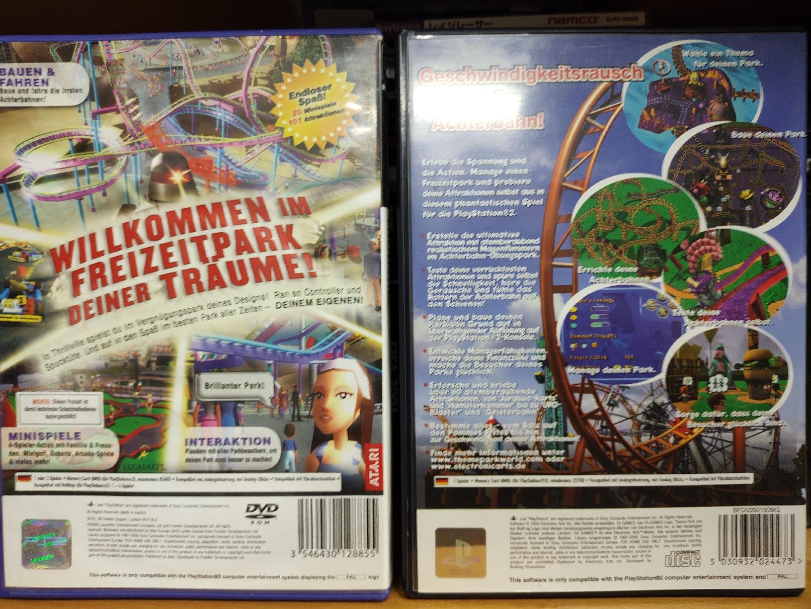 Sony Giochi: Thrillville + Theme Park World PS2 - DE – Usato da Fribourg venduto da PastGame 1