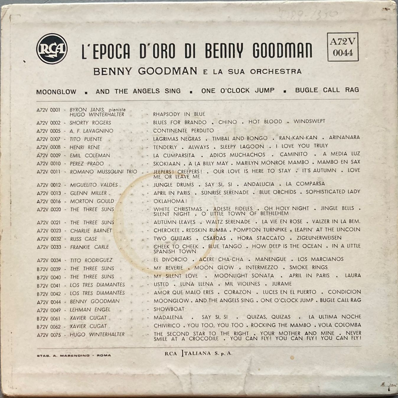 Dischi in vinile: BENNY GOODMAN - IL RE DEL JAZZ – Usato da Poliez-Pittet venduto da Newtown-Records 1