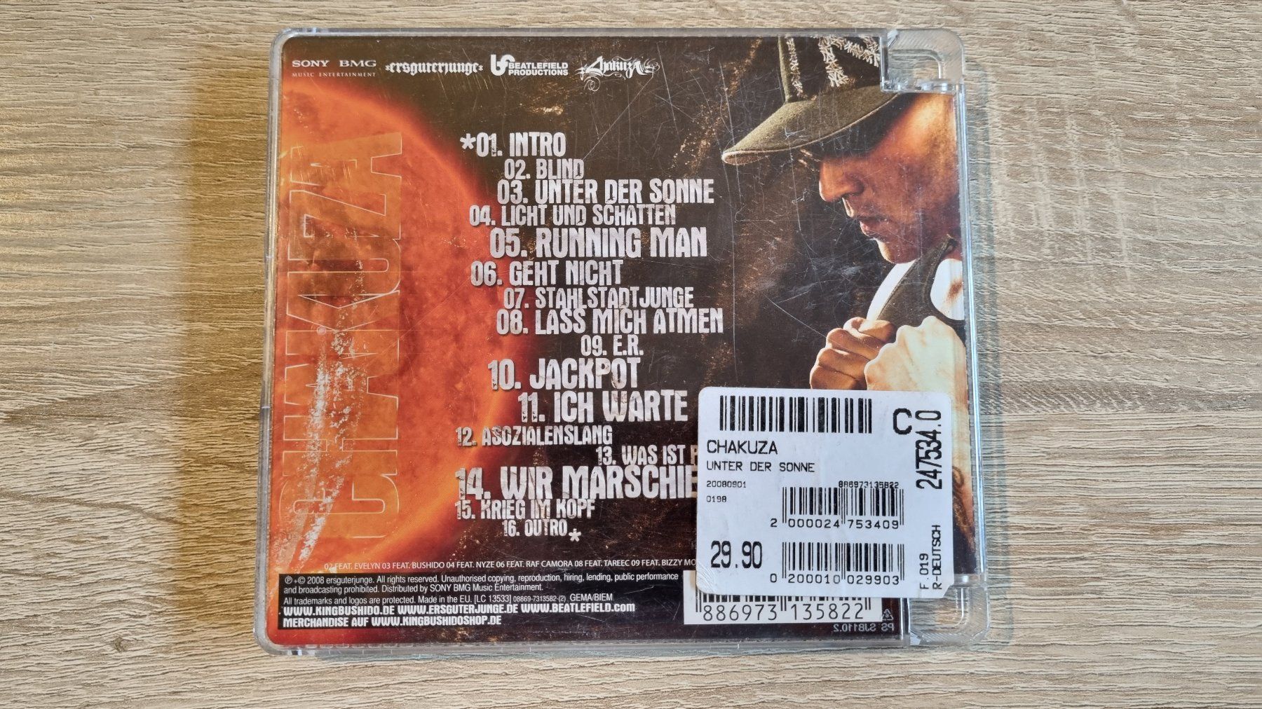 CD: Chakuza - Unter der Sonne – Usato da Hagenbuch ZH venduto da lecterr55 2